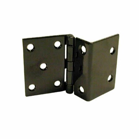 HD RPC Full Inset Hinge for 0.75 in. Doors Satin Black finish C860 1D